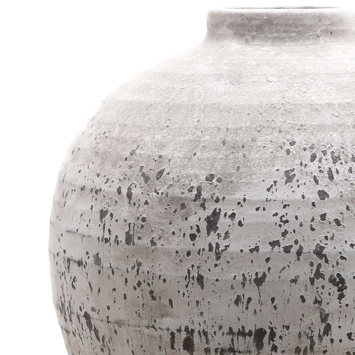 Organic & Grand: The Tiber Large Stone Ceramic Vase