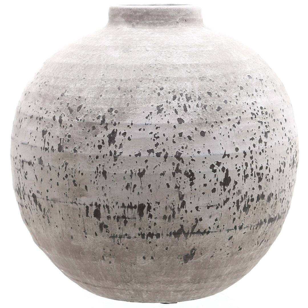 Organic & Grand: The Tiber Large Stone Ceramic Vase