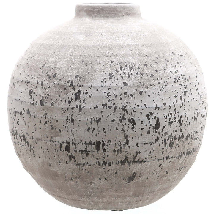 Organic & Grand: The Tiber Large Stone Ceramic Vase