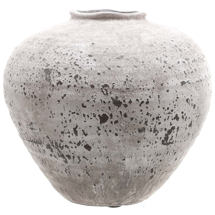 Modern & Earthy: The Regola Stone Ceramic Vase