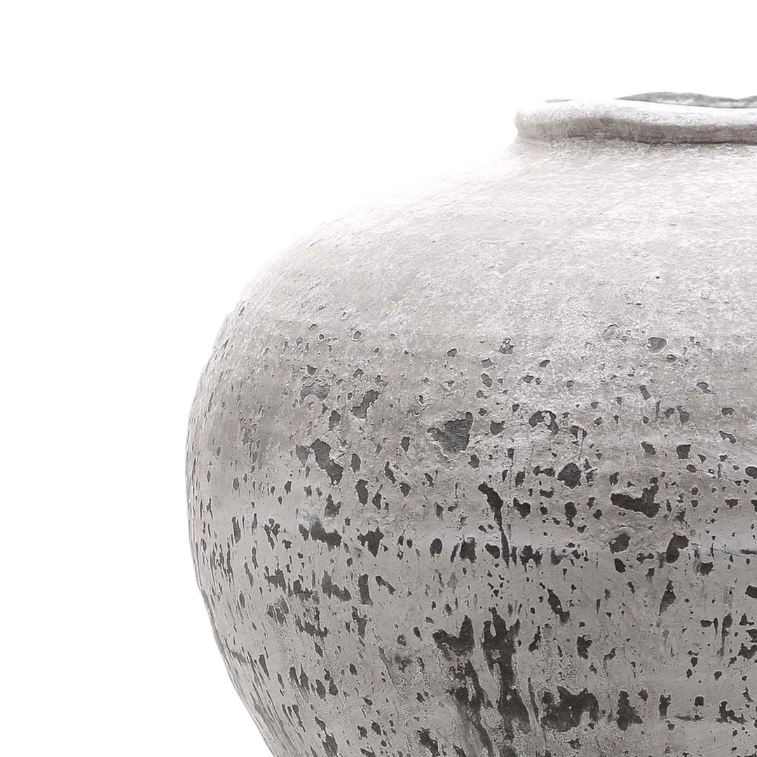Bold & Organic: The Regola Large Stone Ceramic Vase