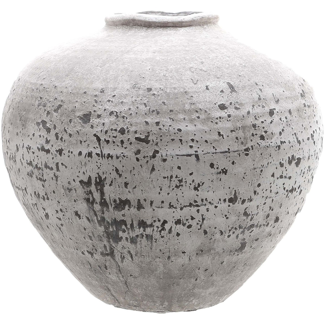 Bold & Organic: The Regola Large Stone Ceramic Vase