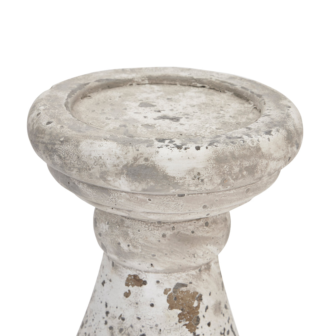 Earthy & Illuminating: Stone Ceramic Candle Holder