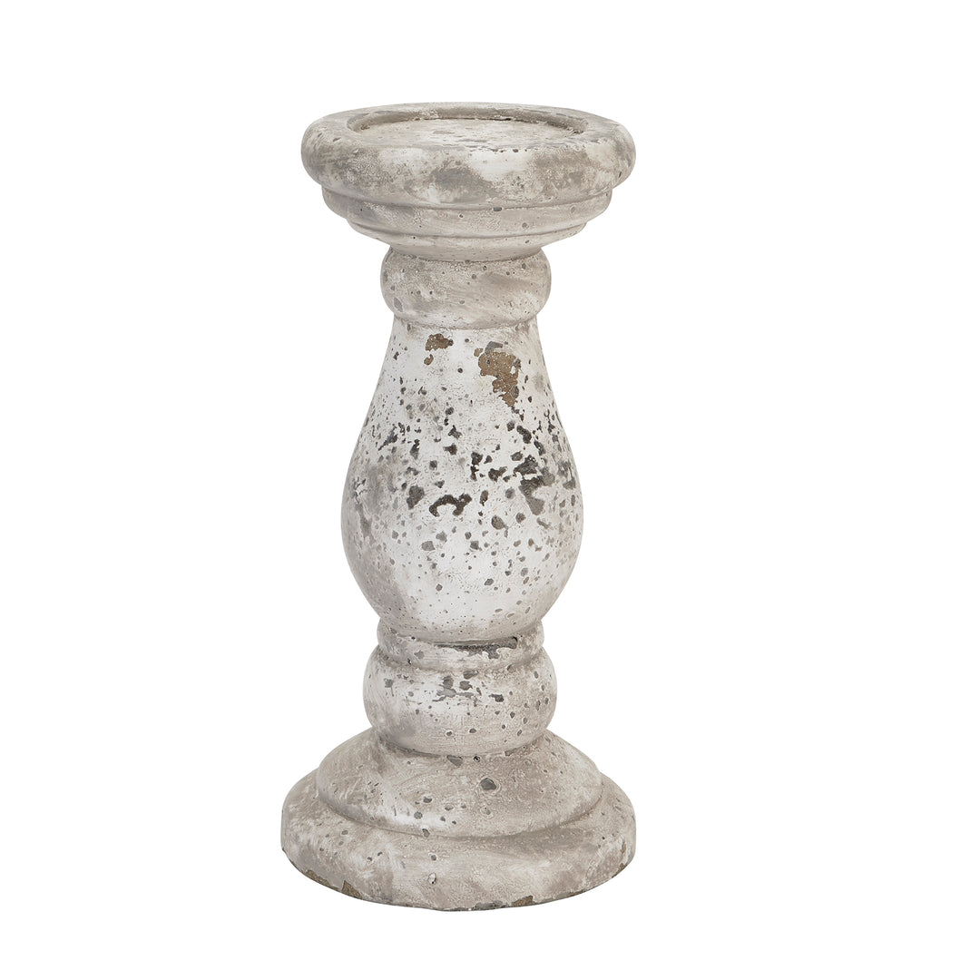 Earthy & Illuminating: Stone Ceramic Candle Holder