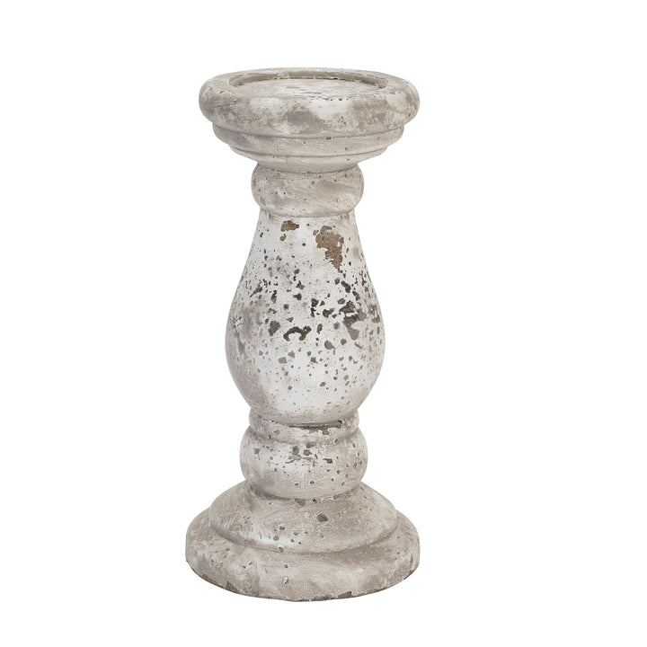 Earthy & Illuminating: Stone Ceramic Candle Holder