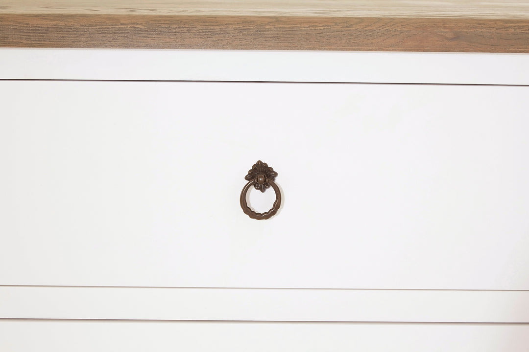 Hampstead Media Unit in Wood and Metal Finish