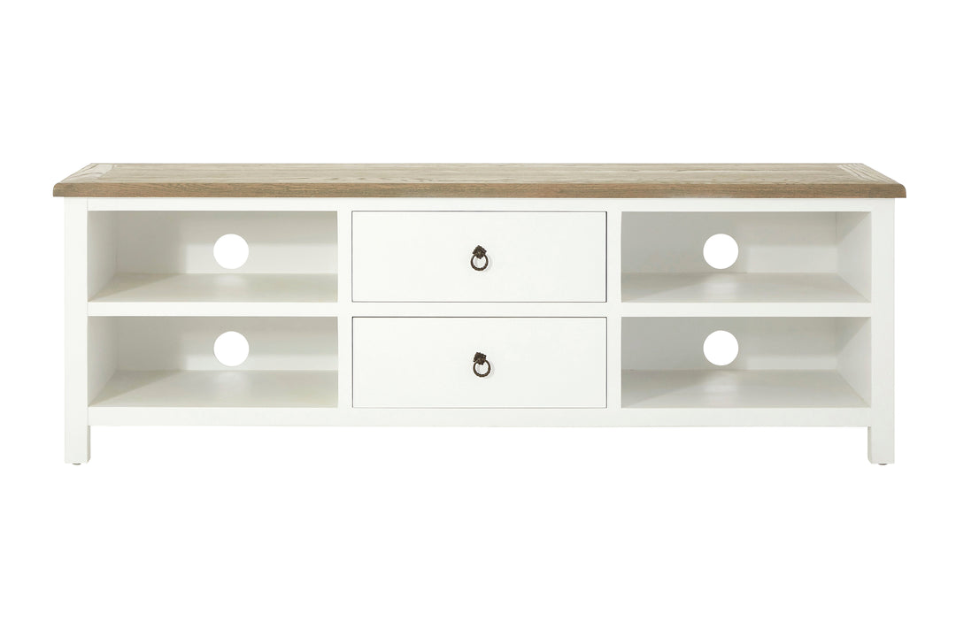 Hampstead Media Unit in Wood and Metal Finish