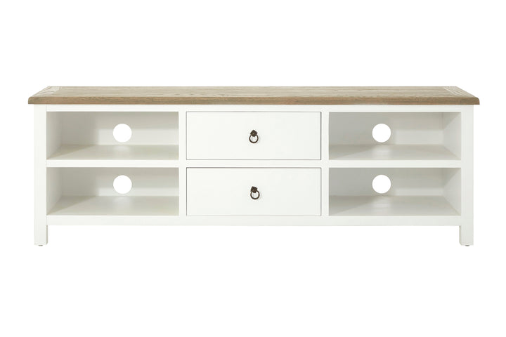 Hampstead Media Unit in Wood and Metal Finish