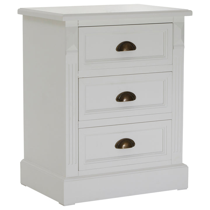 Hardwick Bedside Table with 3 Drawers