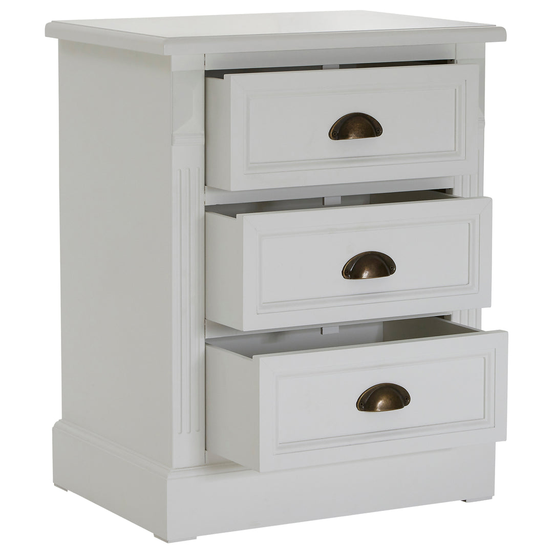Hardwick Bedside Table with 3 Drawers