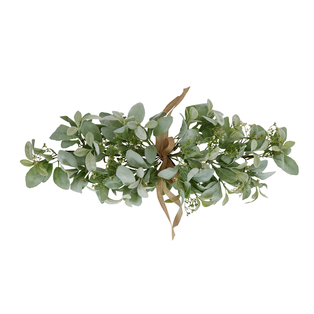 Winter-Spray-Arrangement-With-Lambs-Ear-And-Wax-Flower