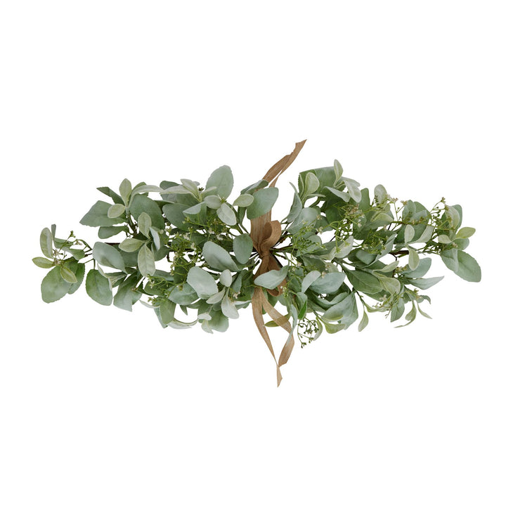 Winter-Spray-Arrangement-With-Lambs-Ear-And-Wax-Flower