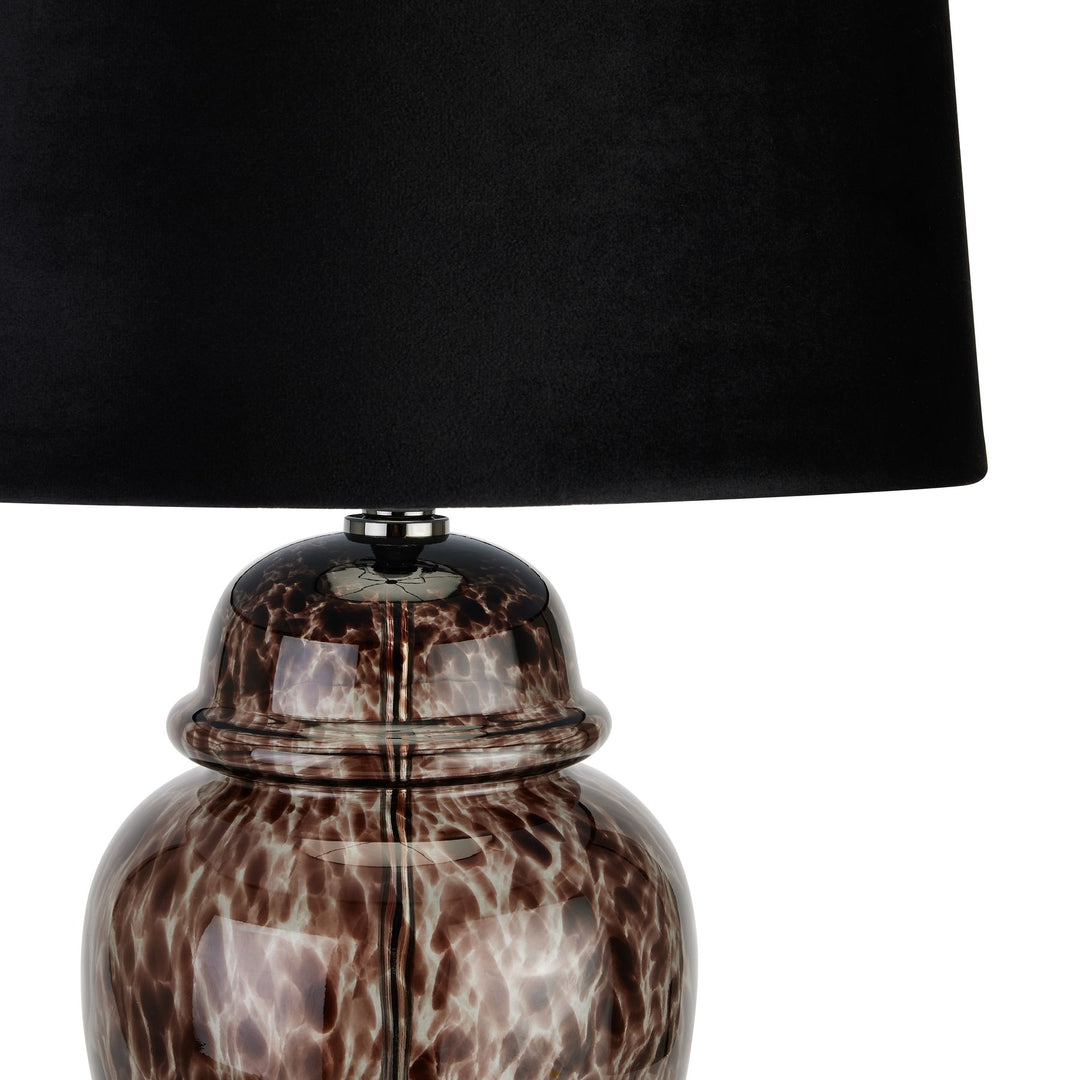 Black Dapple Acanthus Decorative Lamp