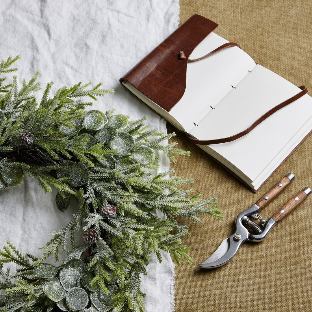 Frosted-Pine-And-Eucalyptus-Wreath