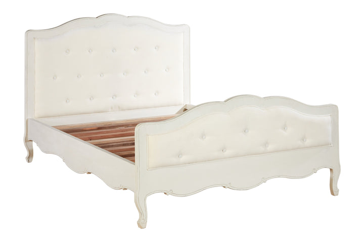 Loire Double Bed in White Finish