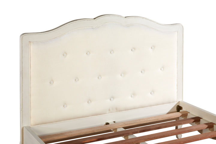 Loire Double Bed in White Finish