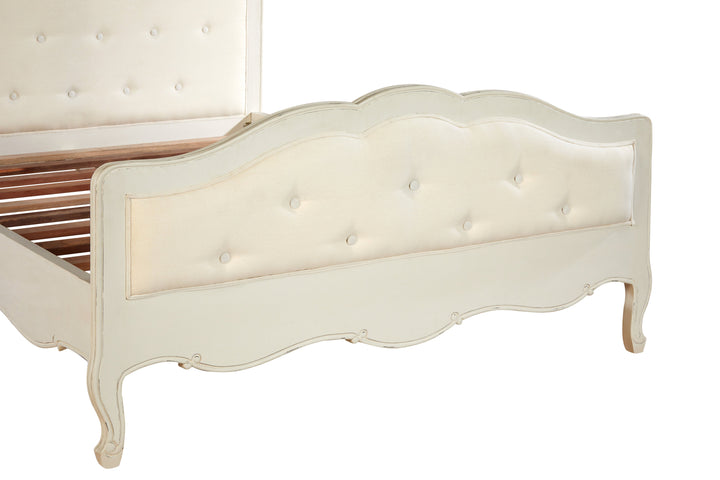 Loire Double Bed in White Finish