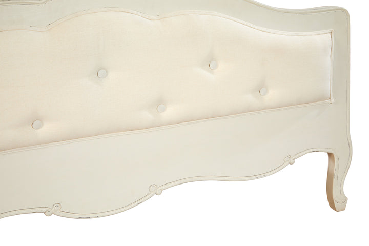 Loire Double Bed in White Finish
