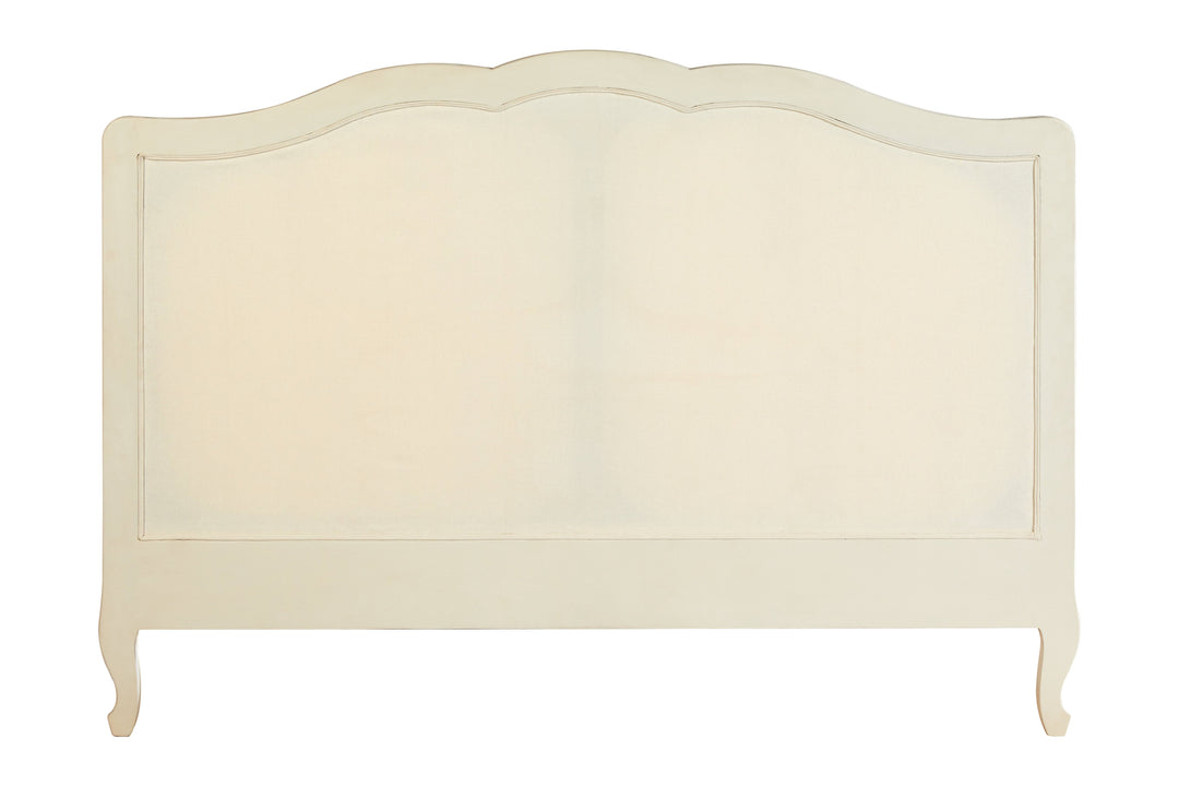 Loire Kingsize Bed in White Finish