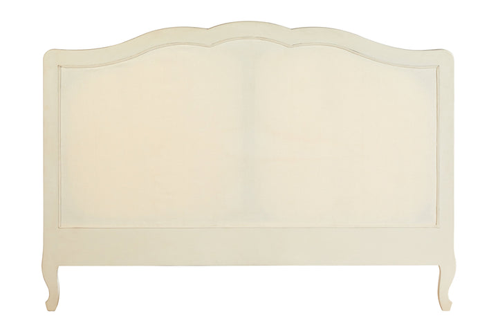 Loire Kingsize Bed in White Finish