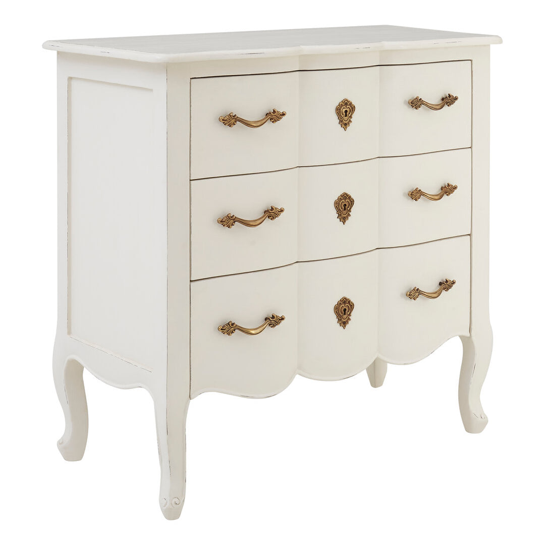 Somerset 3-Drawer Chest – White