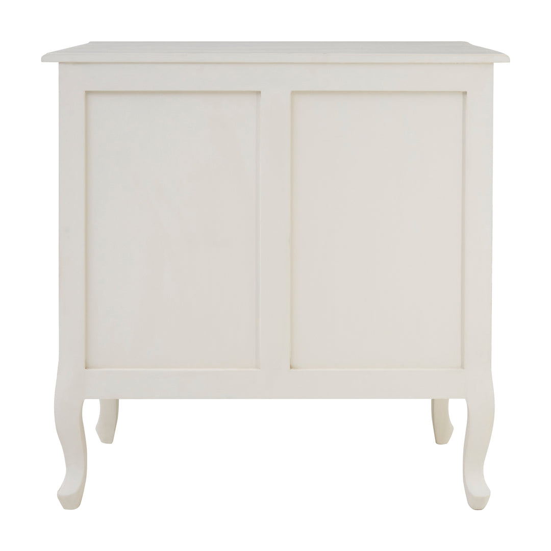 Loire Chest in White Finish with 3 Drawers