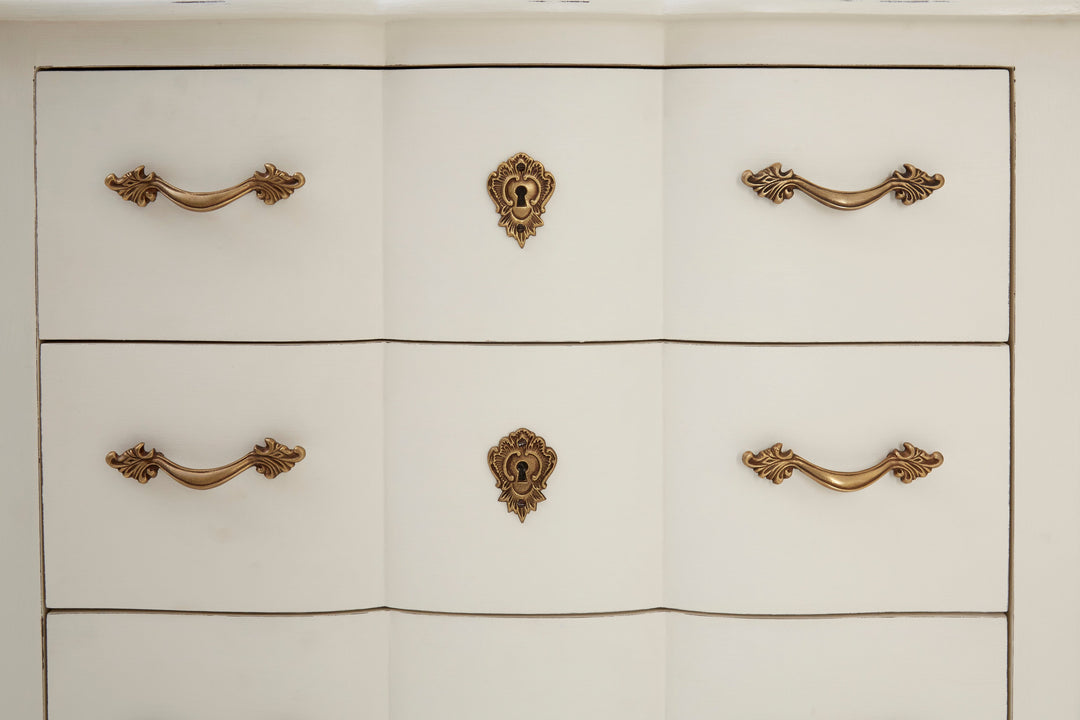 Loire Chest in White Finish with 3 Drawers