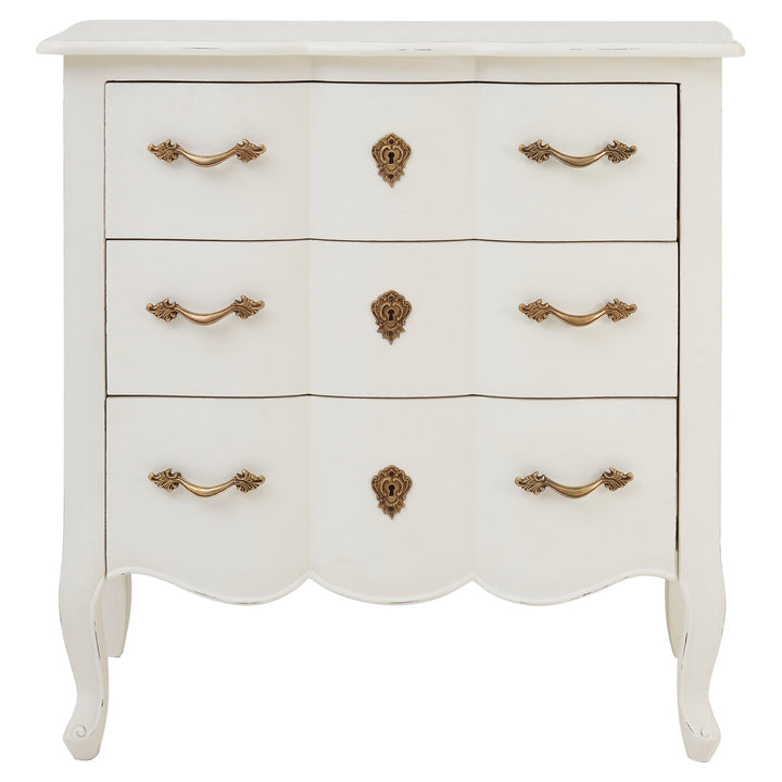 Somerset 3-Drawer Chest – White