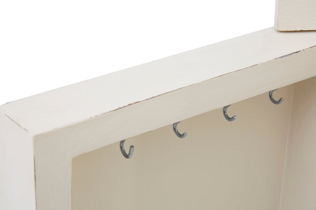 Loire Small Chest in White with 5 Drawers