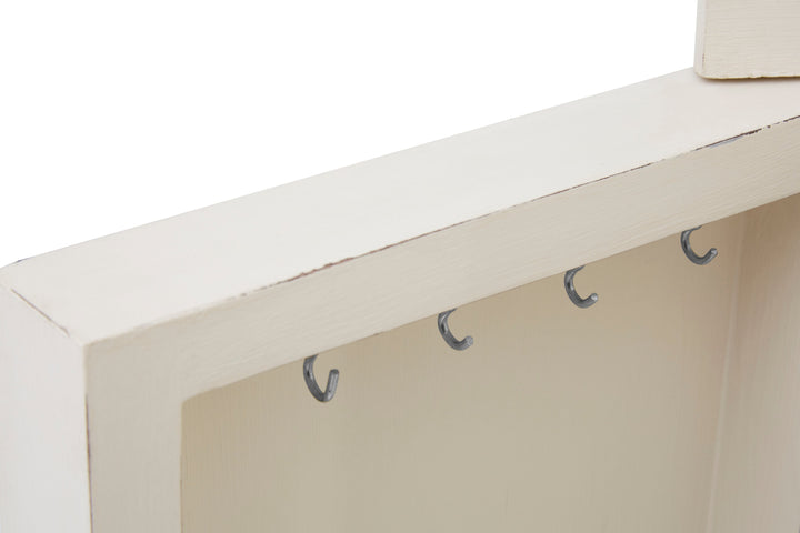 Loire Small Chest in White with 5 Drawers