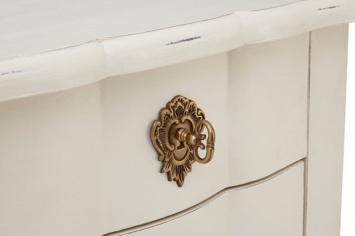 Somerset Compact 5-Drawer Chest – White