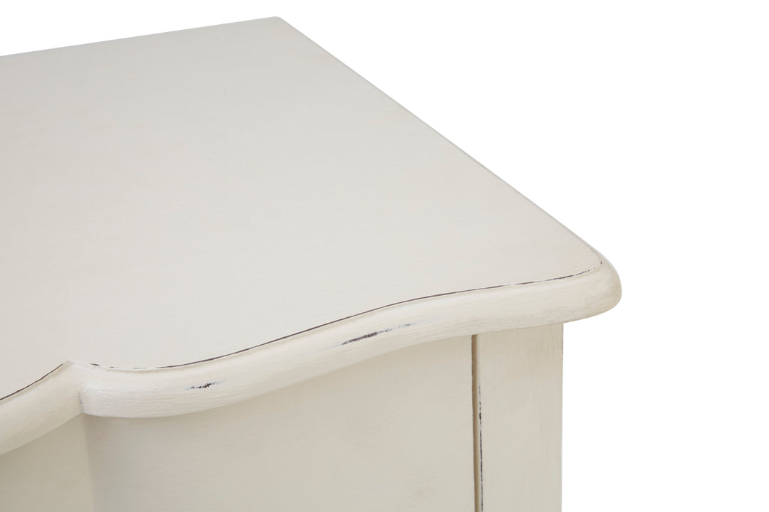 Loire Chest in White Finish with 5 Drawers