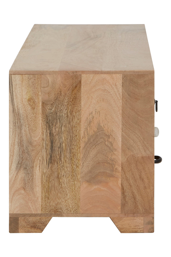 Marwar Media Unit in Mango Wood Finish