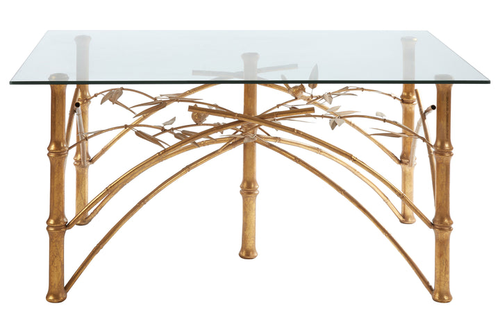 Zariah Dining Table with Bamboo Design Legs