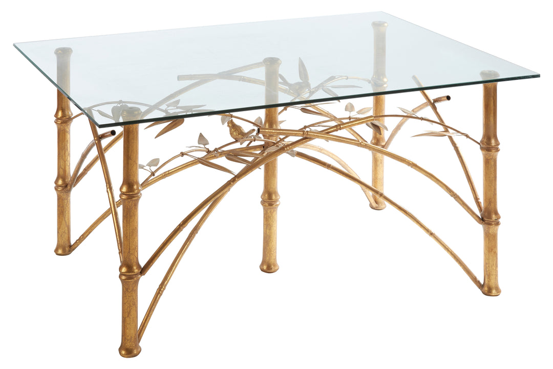 Zariah Dining Table with Bamboo Design Legs