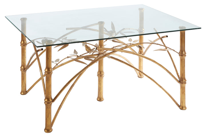 Zariah Dining Table with Bamboo Design Legs