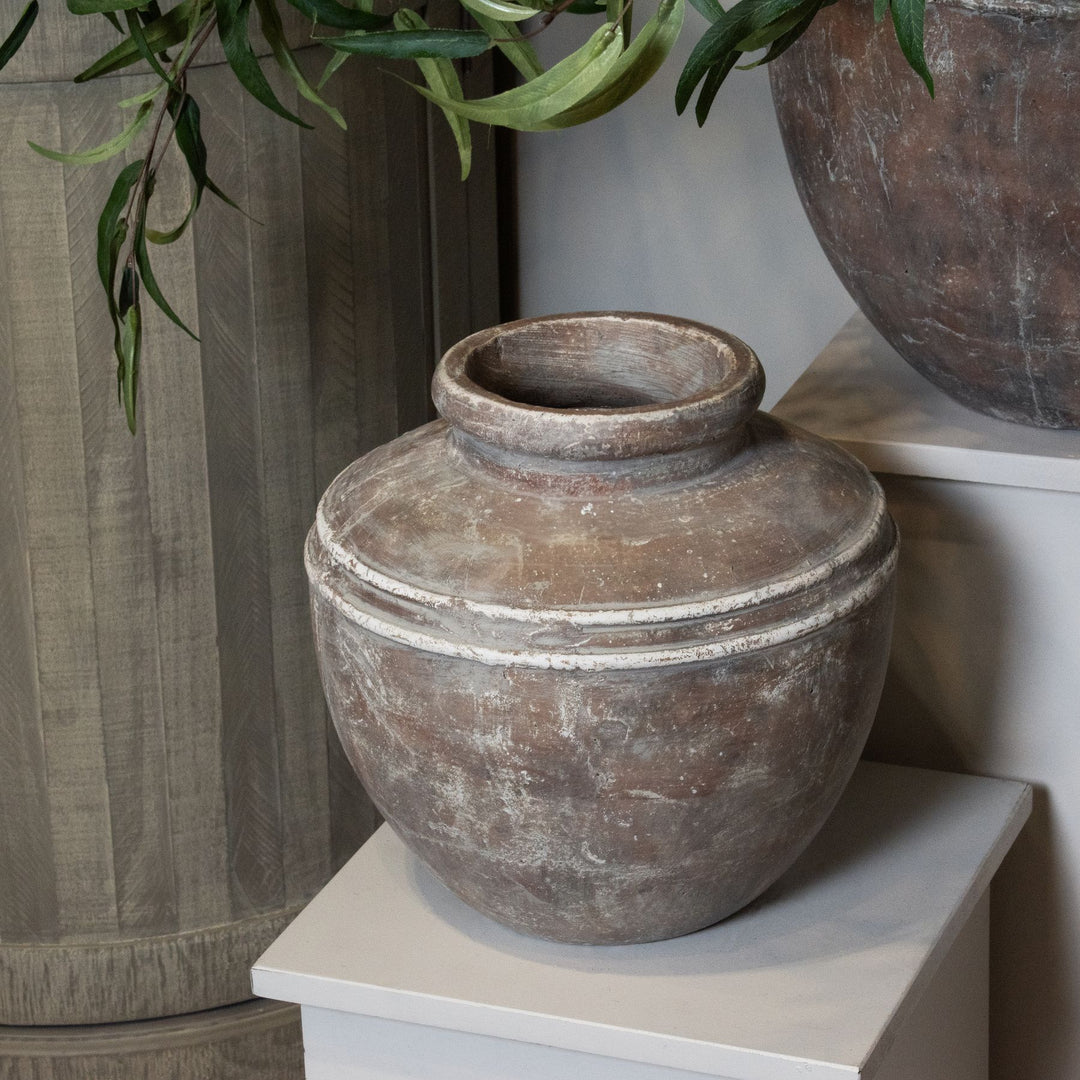 Siena Brown Decorative Water Pot