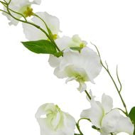 Natural Garden Collection White Sweetpea Decorative Flower