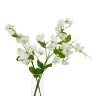 Natural Garden Collection White Sweetpea Decorative Flower