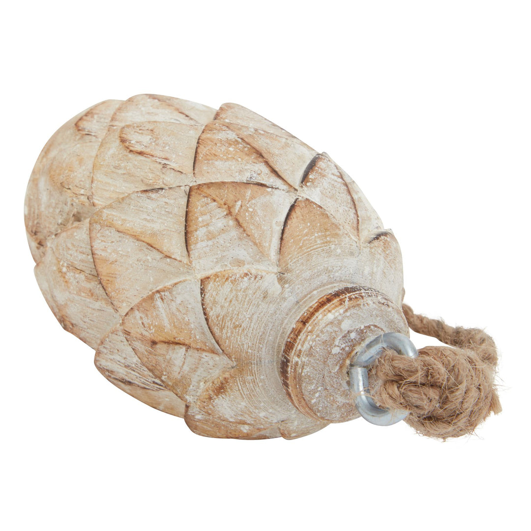 Antique-White-Wash-Small-Pine-Cone-Bauble