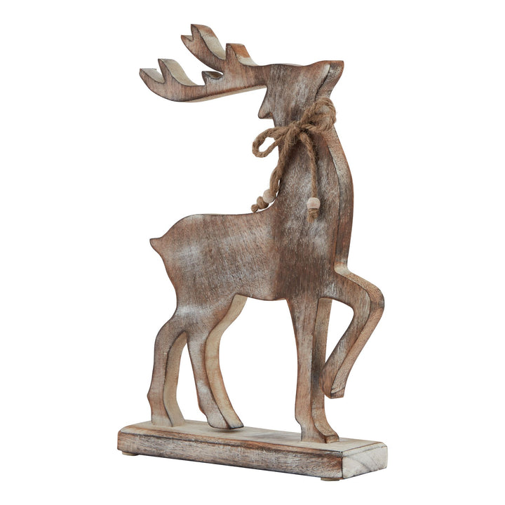 White-Wash-Collection-Wooden-Reindeer-Decoration