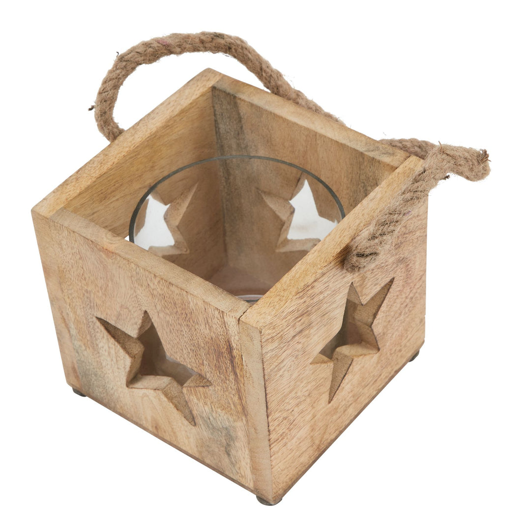 Natural-Wooden-Star-Tealight-Candle-Holder