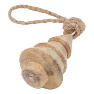 Hand-Turned Wooden Tree Bauble