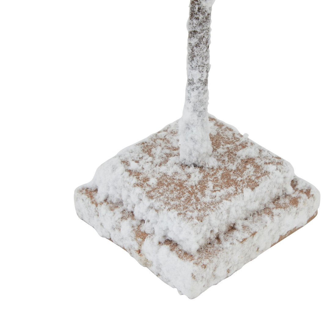 Medium-Snowy-Cedar-Tree-On-Wood-Block