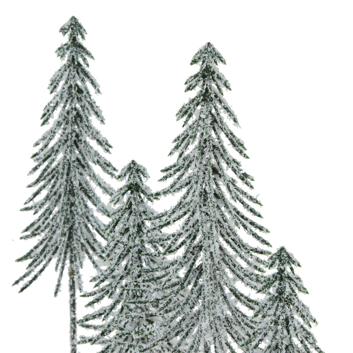 Small-Snowy-Spindle-Tree-Quad-In-Wood-Log