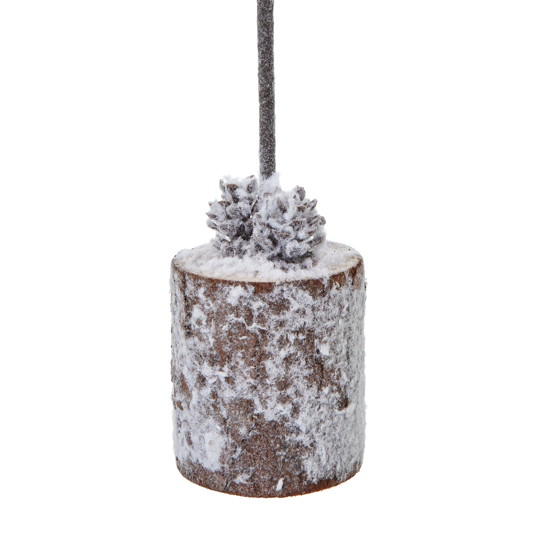 Small-Snowy-Tree-In-Wood-Log