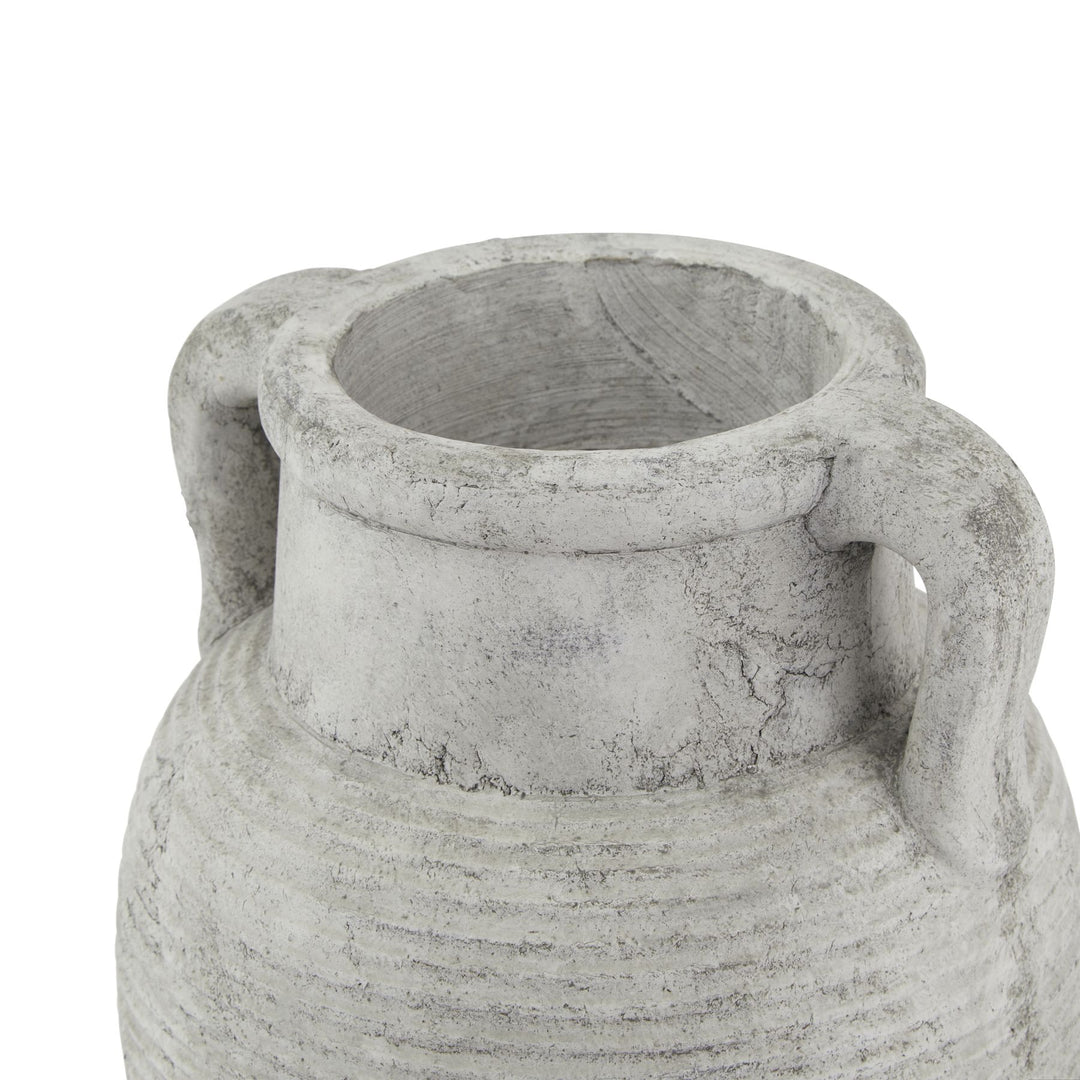 A Vessel of History: Athena Stone Amphora Pot