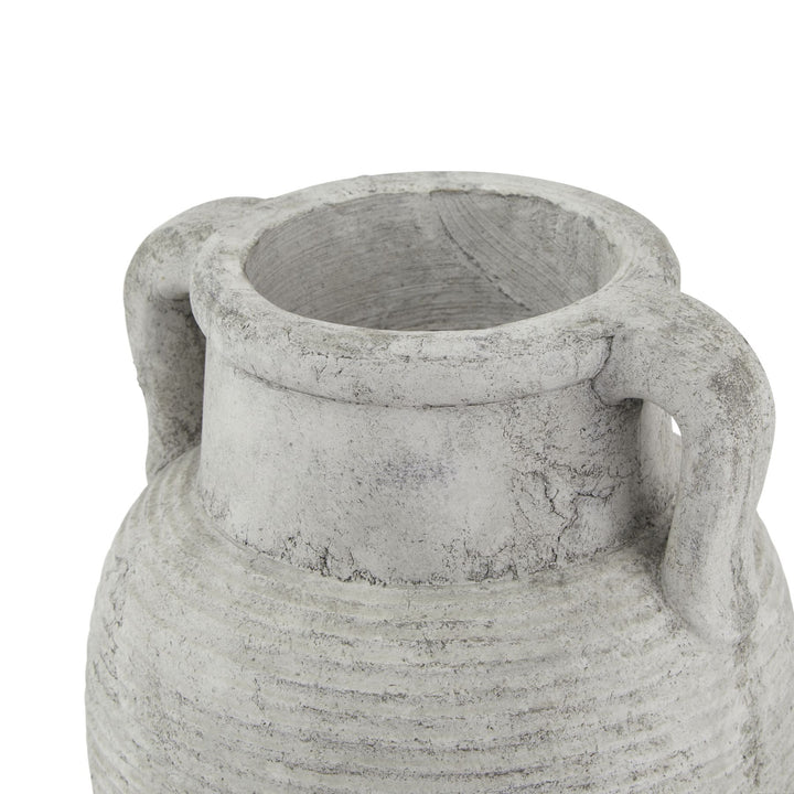 A Vessel of History: Athena Stone Amphora Pot
