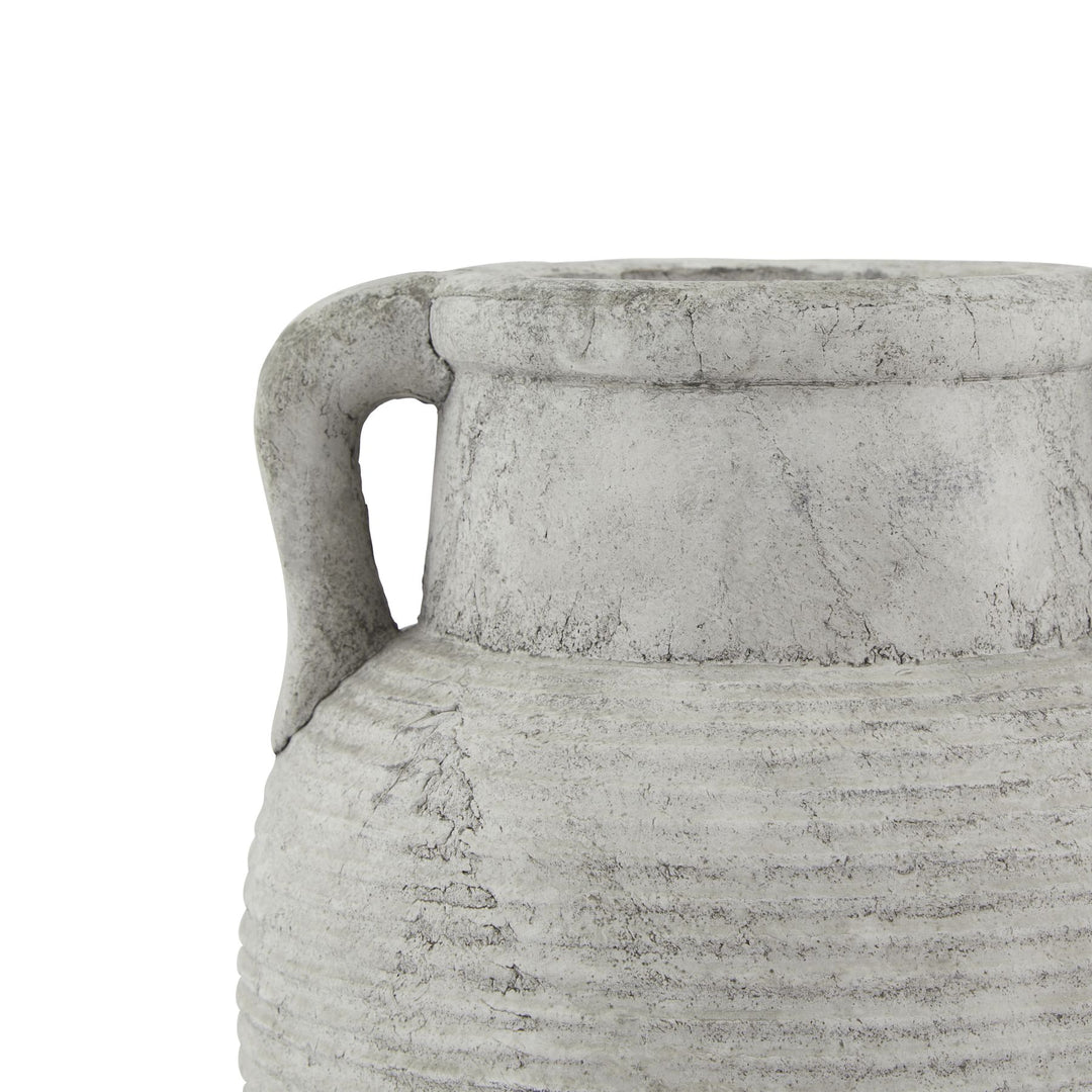 A Vessel of History: Athena Stone Amphora Pot