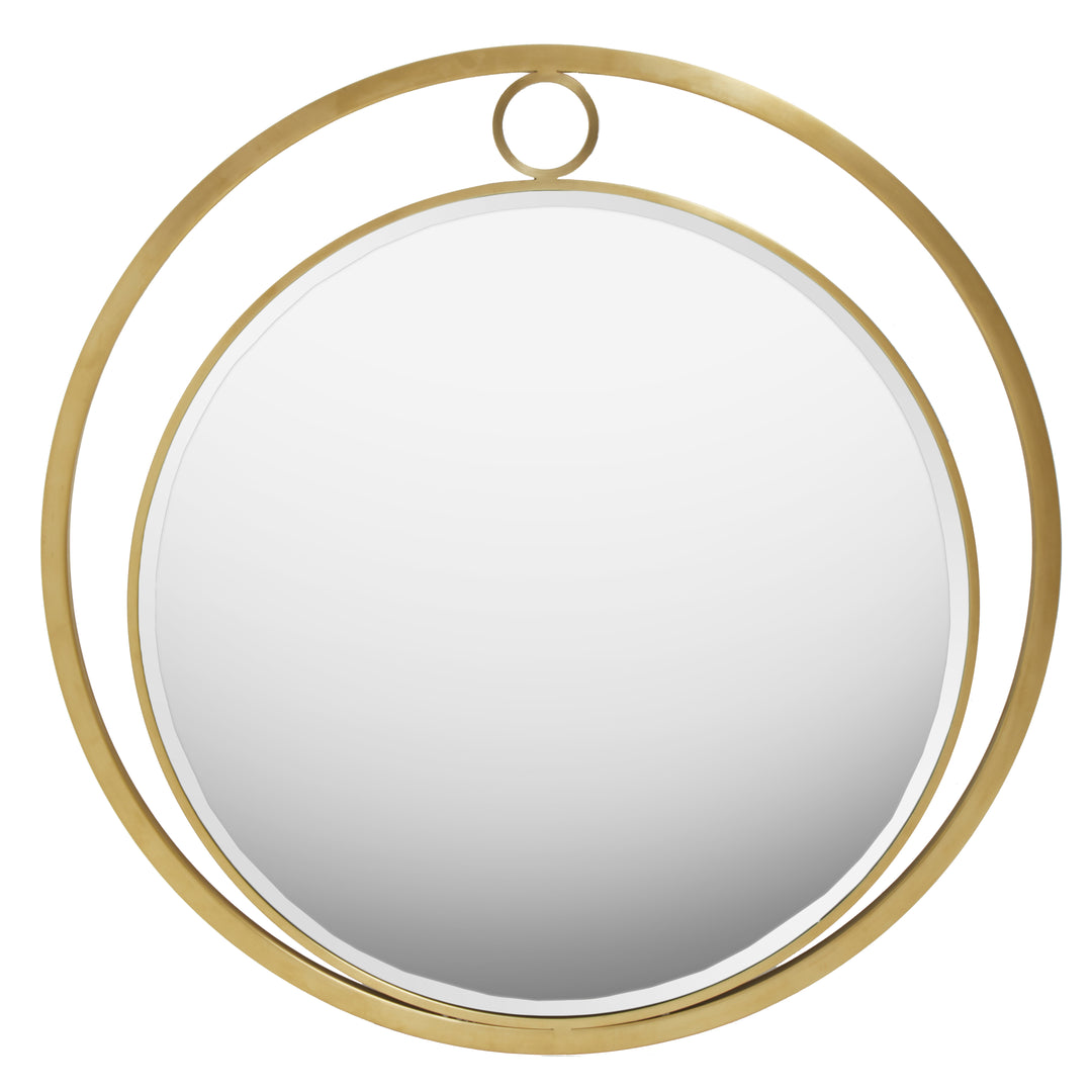 Serrano Wall Mirror with Contemporary Wood Frame